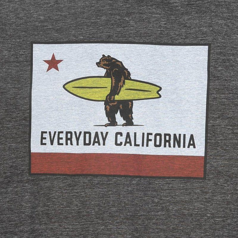 Everyday California El Classico Tee - Charcoal - West Coast Paddle Sports