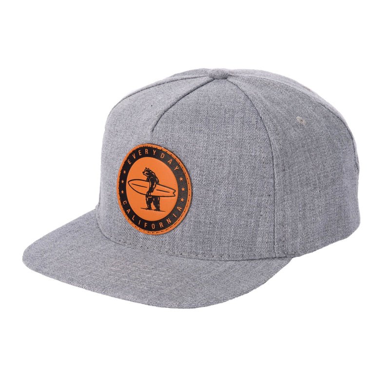 Everyday California Marine Layer Wool Snapback Hat - Grey - West Coast Paddle Sports