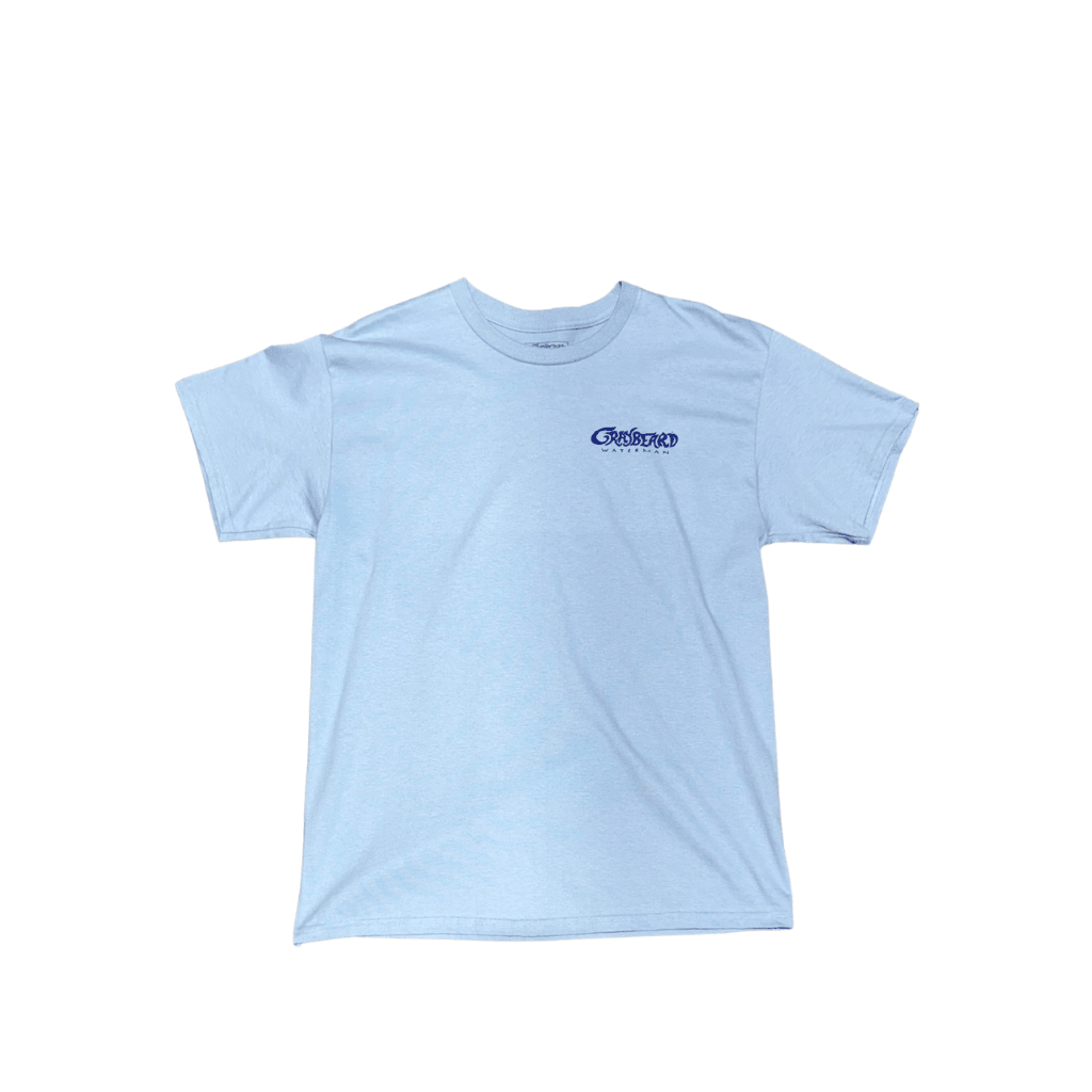 Graybeard Waterman Ain't My First Rodeo Swordfish Wrangler T-shirt - Blue - West Coast Paddle Sports