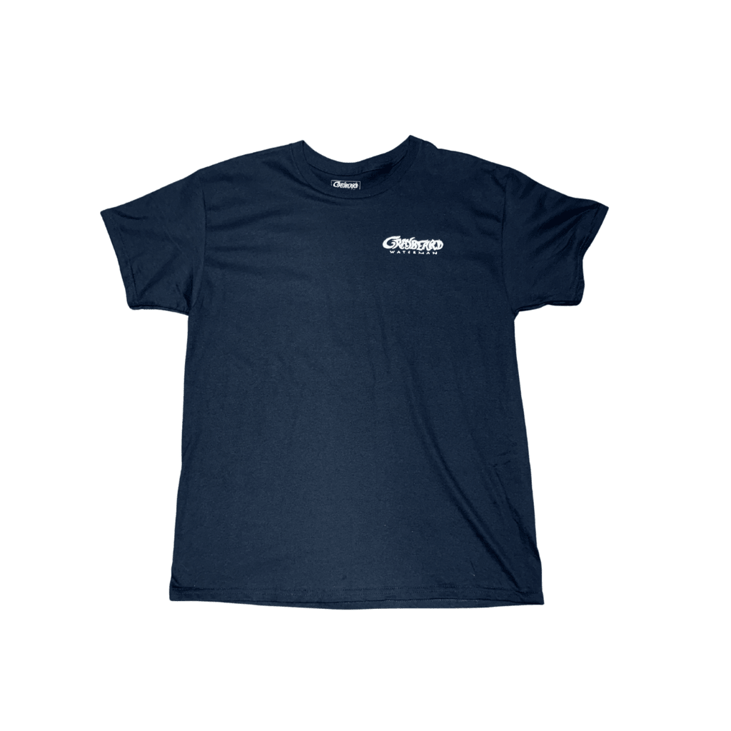 Graybeard Waterman ORIGINAL GRAYBEARD WATERMAN LOGO TEE - Black - West Coast Paddle Sports