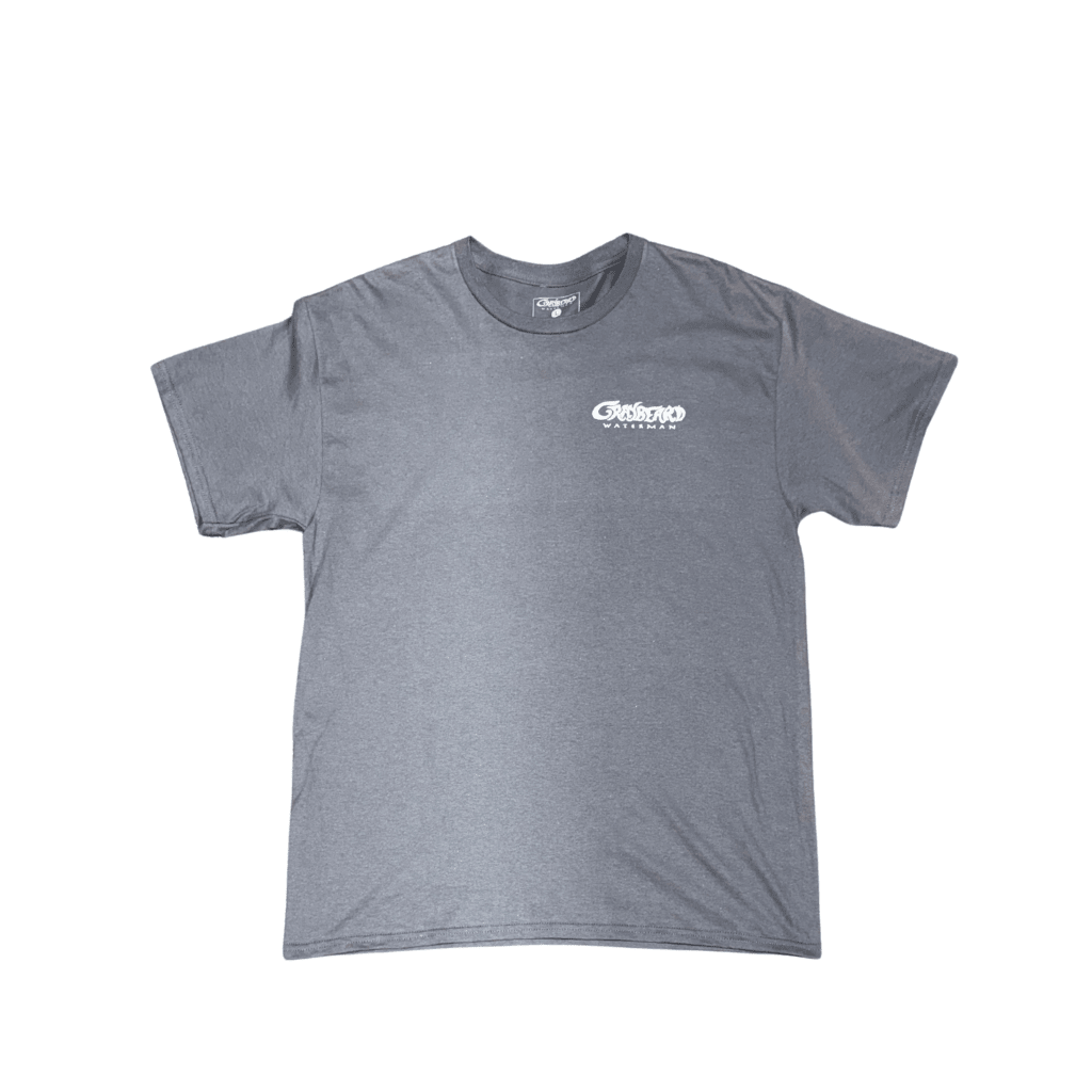 Graybeard Waterman Solid Logo Tee - Gray - West Coast Paddle Sports