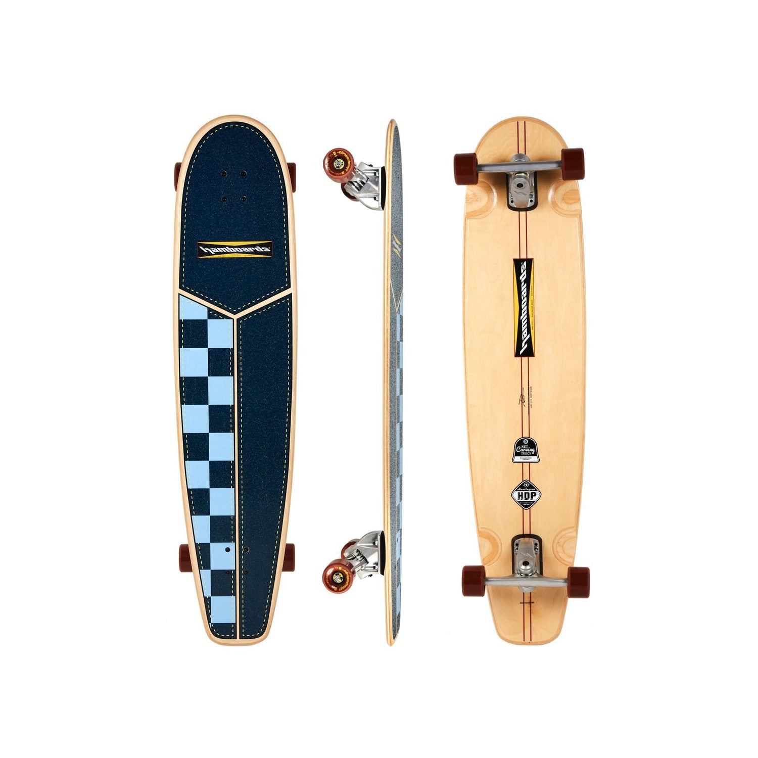 Hamboards Huntington Hop 45 — Surfskate Longboard Cruiser - West Coast Paddle Sports