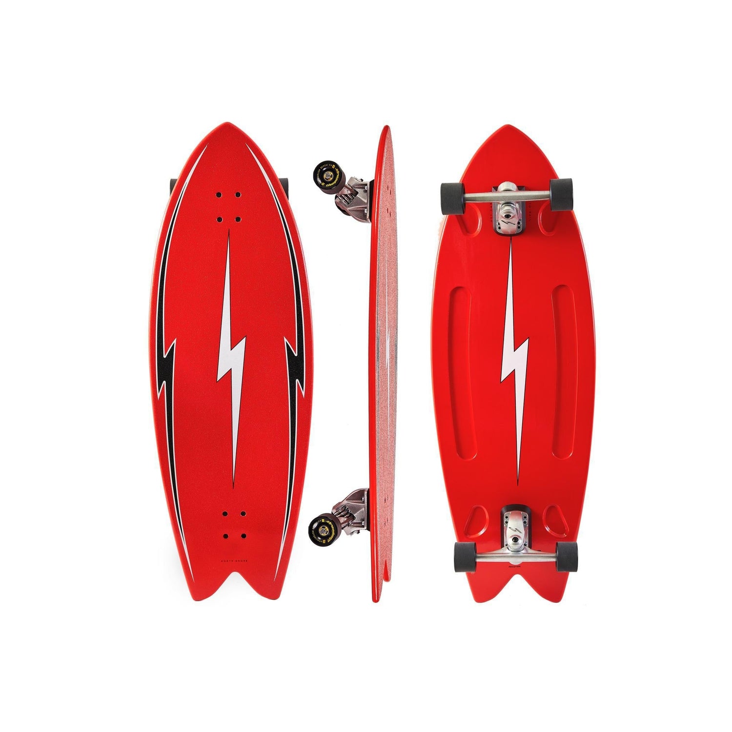 Hamboards Pescadito 43 Birch — Swallow Tail Surfskate Longboard - West Coast Paddle Sports