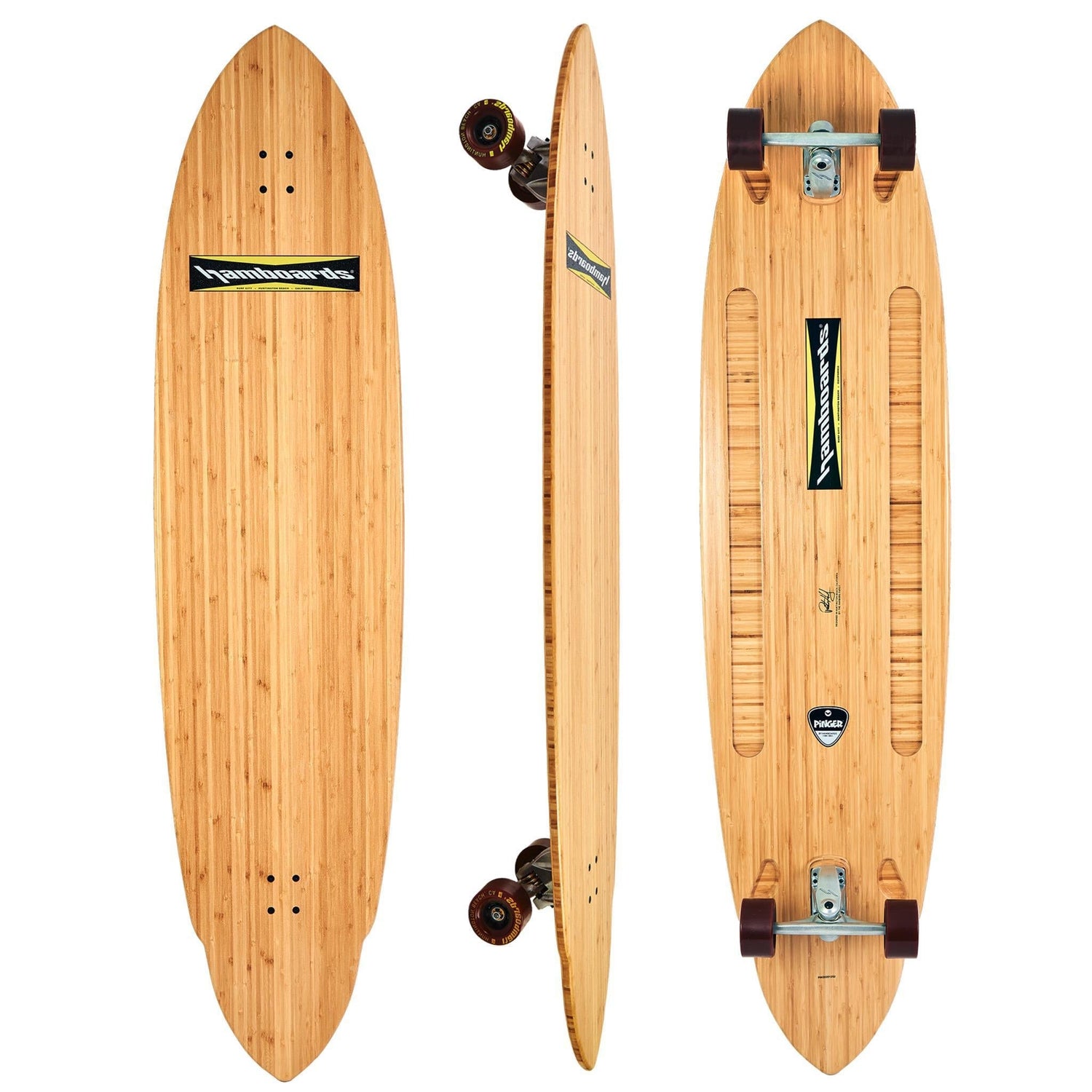 Hamboards Pinger 67 — Pintail Longboard Skateboard | - West Coast Paddle Sports