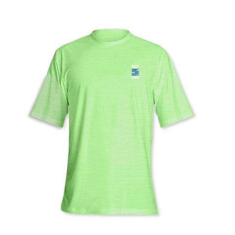 WEST COAST PADDLE SPORTS MEN'S SHORT SLEEVE JERSEY - LIME