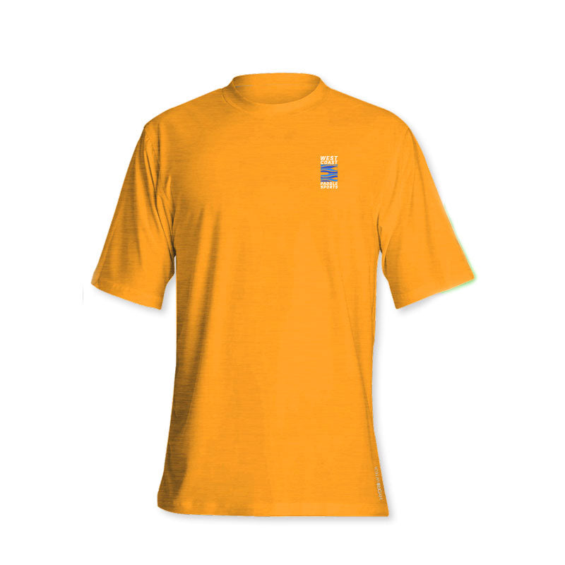 WEST COAST PADDLE SPORTS MEN'S SHORT SLEEVE JERSEY - ORANGE