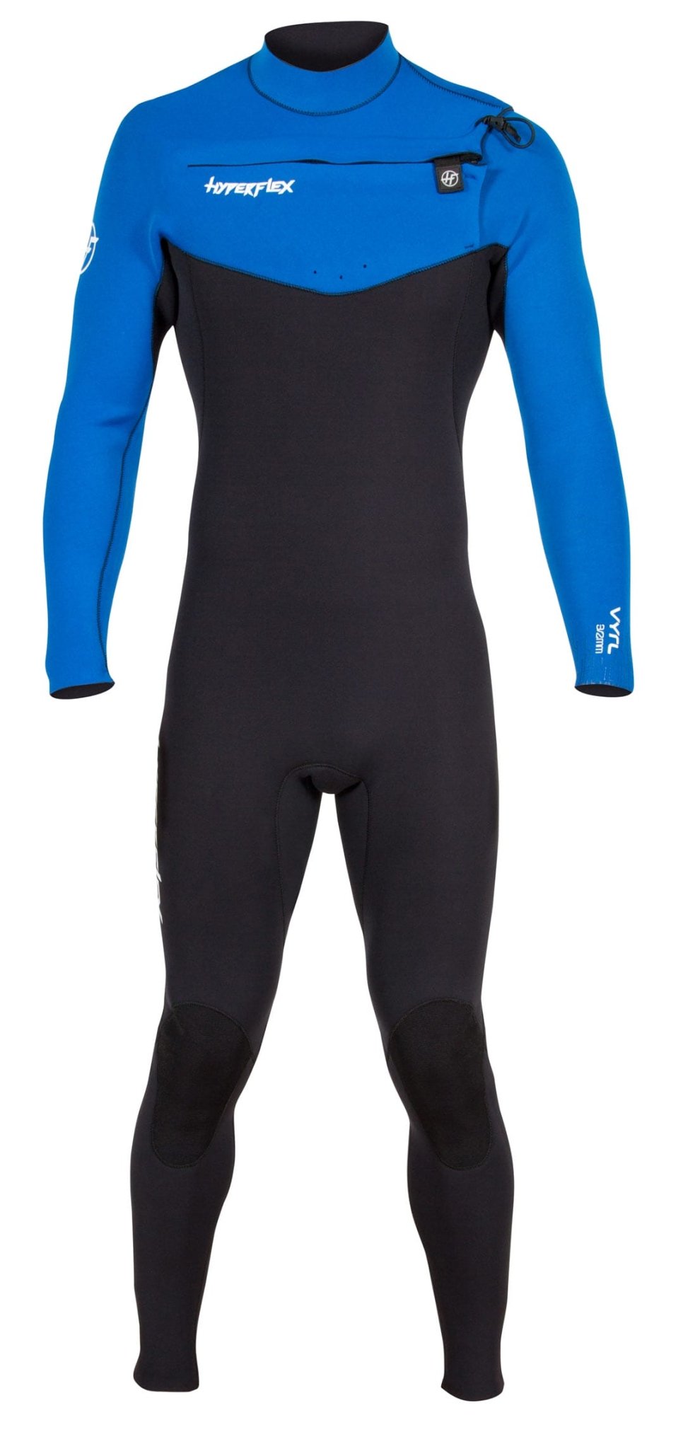 Hyperflex Men’s Vyrl Front Zip Fullsuit – Blue - West Coast Paddle Sports