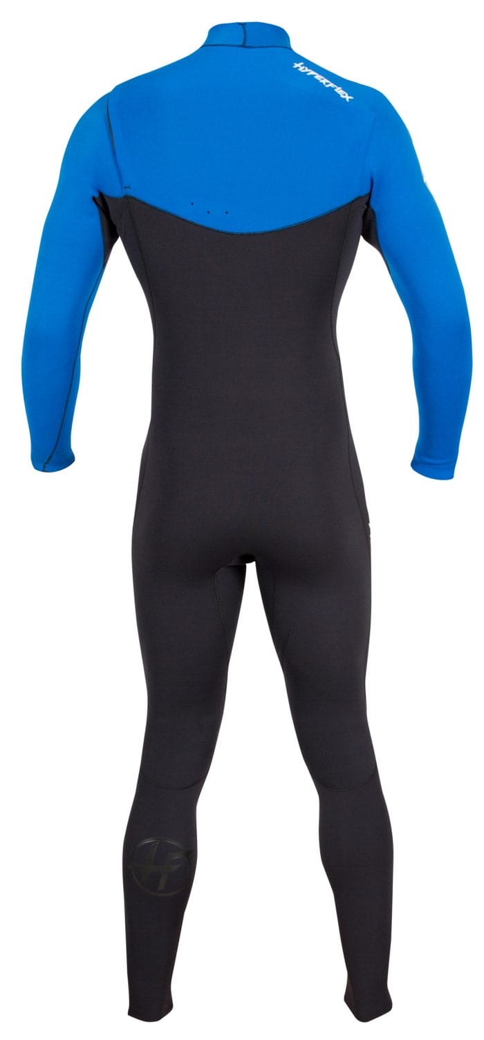 Hyperflex Men’s Vyrl Front Zip Fullsuit – Blue - West Coast Paddle Sports