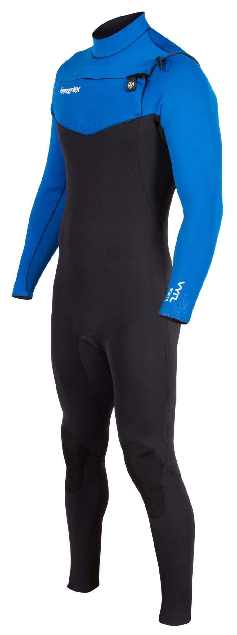 Hyperflex Men’s Vyrl Front Zip Fullsuit – Blue - West Coast Paddle Sports