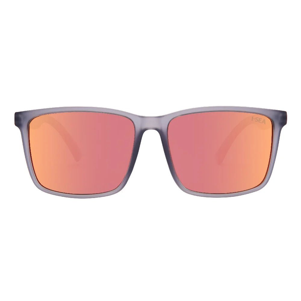 I - SEA Hopper GREY / RED MIRROR POLARIZED LENS - West Coast Paddle Sports