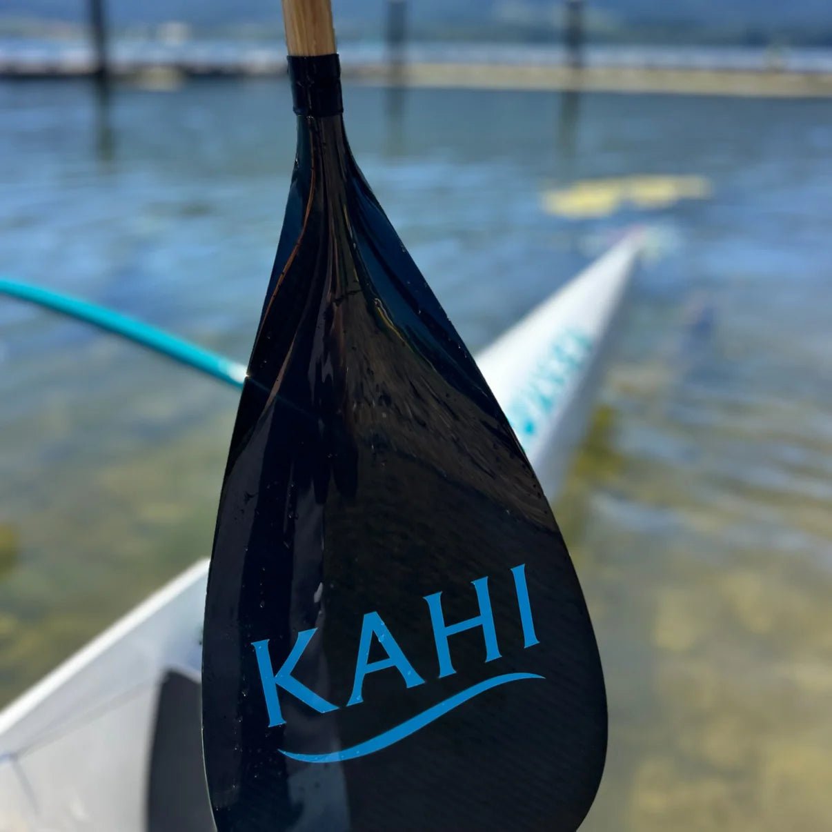 KAHI PUAKEA OUTRIGGER HYBRID PADDLE 9.5 - West Coast Paddle Sports
