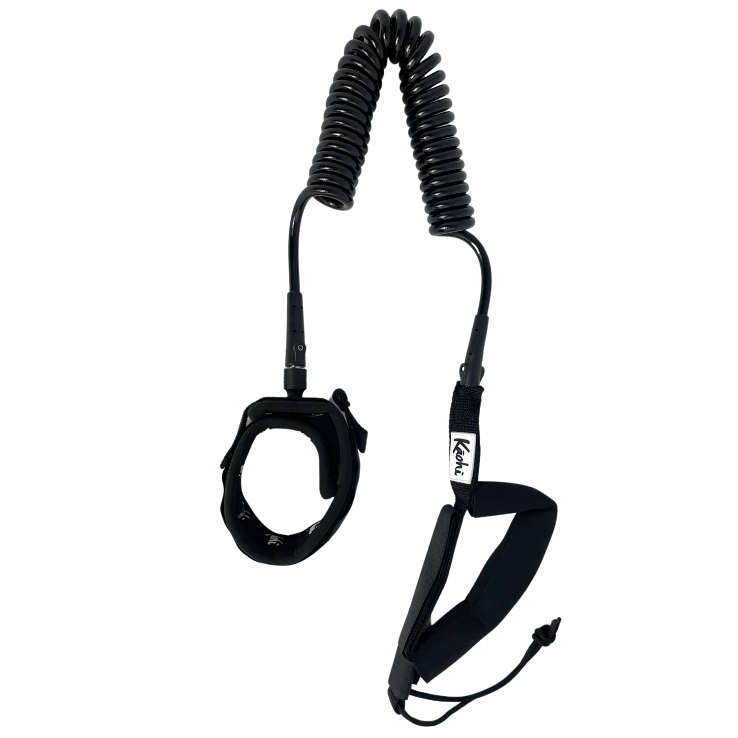 KAOHI GRIP LEASH - CONTINUOUS Coil 8 mm 10' - CALF - West Coast Paddle Sports