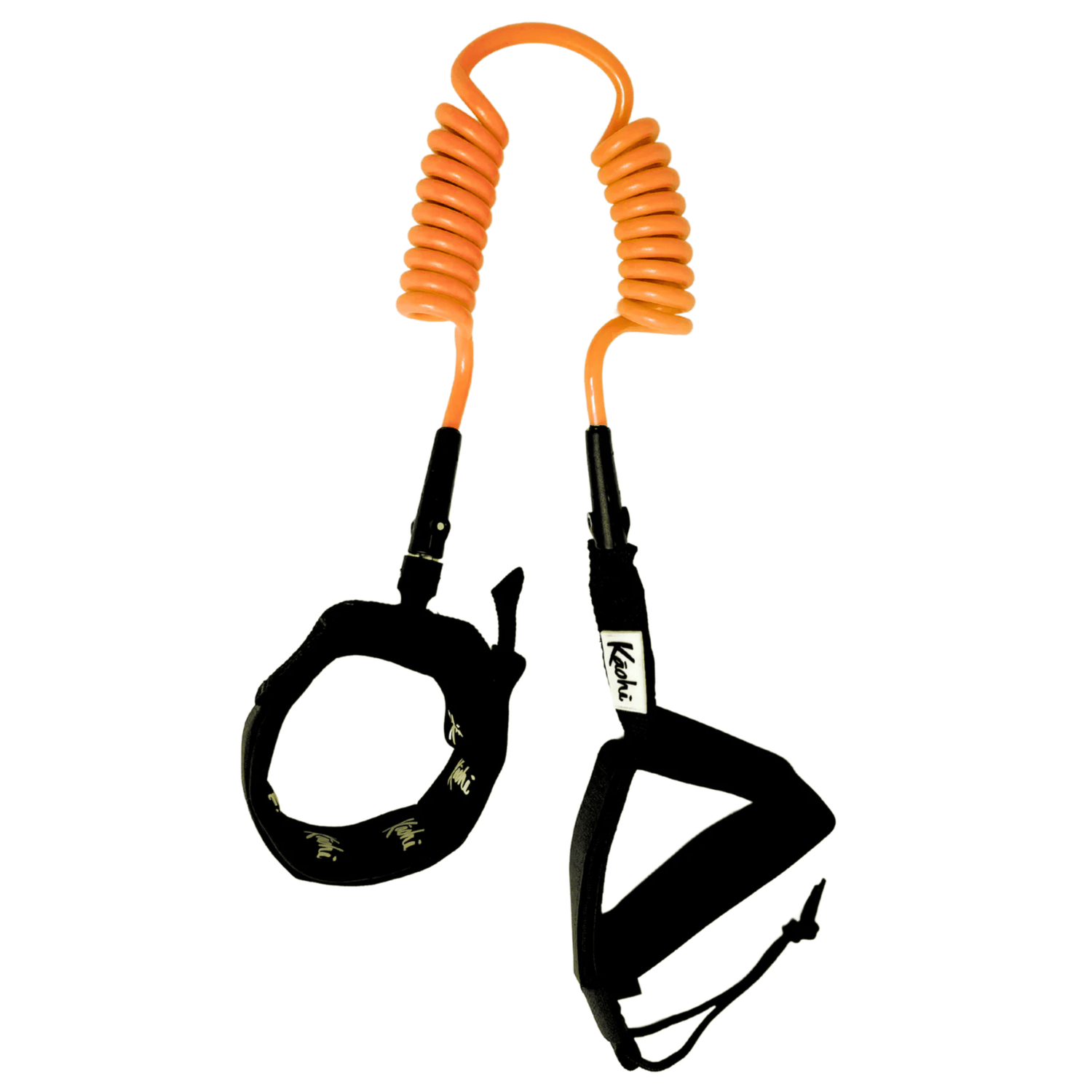 KAOHI GRIP LEASH - CONTINUOUS Coil 8 mm 10' - CALF - West Coast Paddle Sports