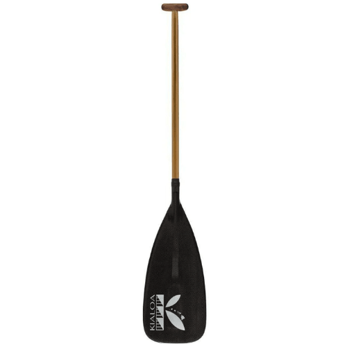 KIALOA Biscuit Hybrid Outrigger Steering Paddle - BLACK - West Coast Paddle Sports