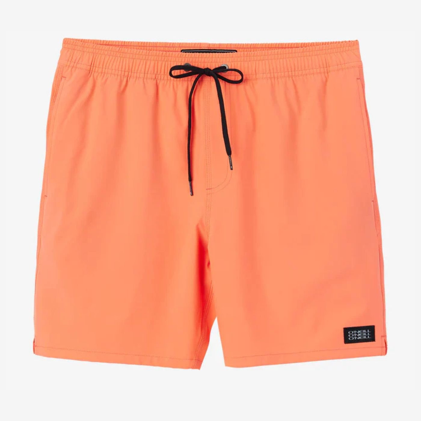 LENNOX HERMOSA SOLID ELASTIC WAIST 17" SWIM TRUNK - CORAL - West Coast Paddle Sports