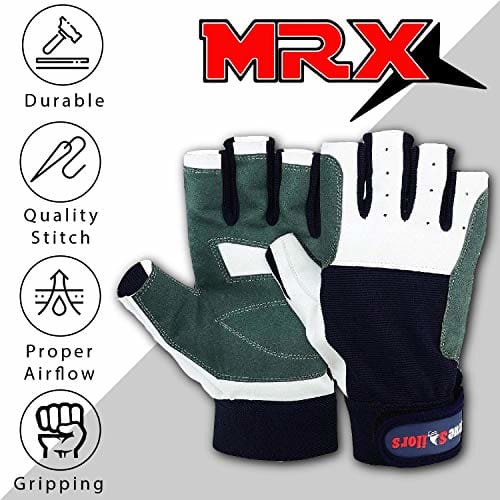 MRX Sailing Gloves Fishing Kayak Gloves for Men & Women Rowing Water Ski Canoe Paddle Gloves Sailing Gear Women Paddling Gloves Sailing Gloves for Men & Women Short Finger Sailing Kayaking Gloves - West Coast Paddle Sports