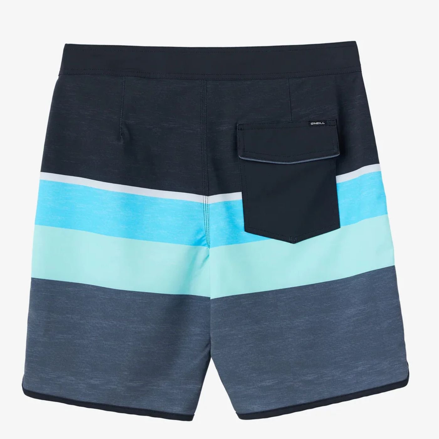 O'NEILL LENNOX SCALLOP 19" BOARDSHORTS - BLACK - West Coast Paddle Sports