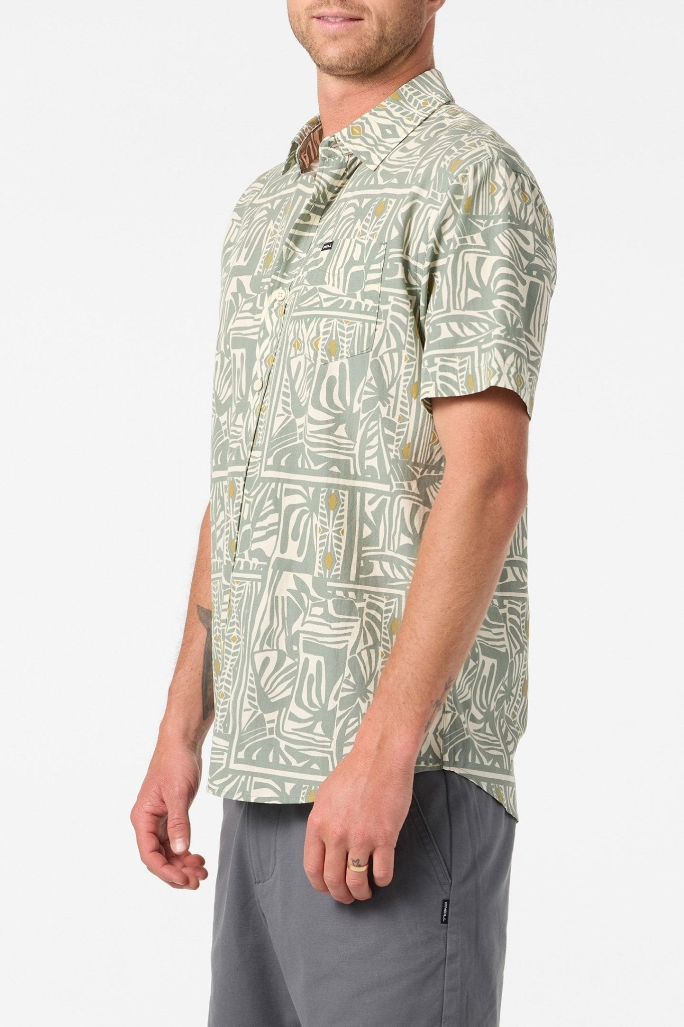 O'NEILL Oasis Standard Fit Shirt - Sage - West Coast Paddle Sports
