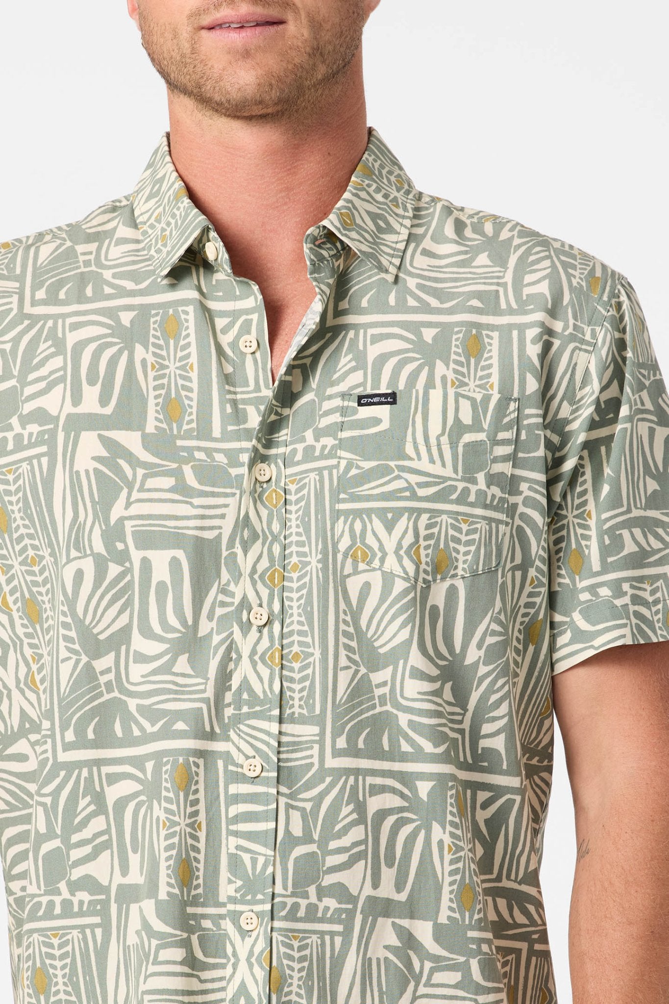 O'NEILL Oasis Standard Fit Shirt - Sage - West Coast Paddle Sports