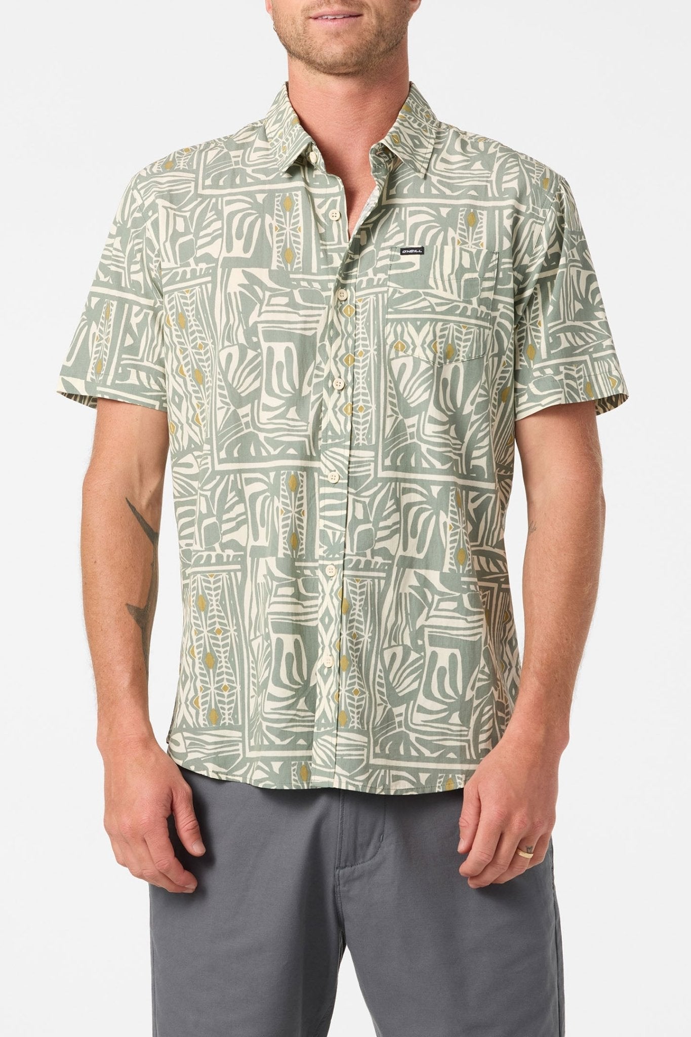 O'NEILL Oasis Standard Fit Shirt - Sage - West Coast Paddle Sports