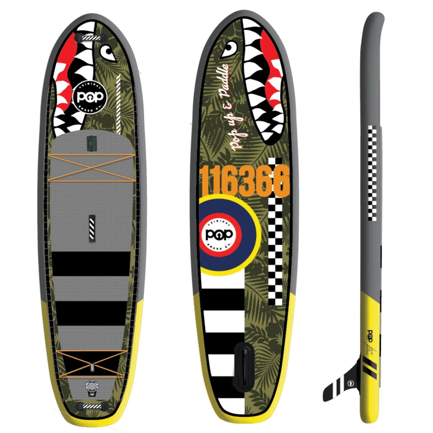 Pop 11'6 El Capitan Bomber Inflatable SUP - West Coast Paddle Sports