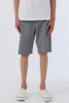 O'NEILL BOY'S RESERVE HEATHER 18" HYBRID SHORTS