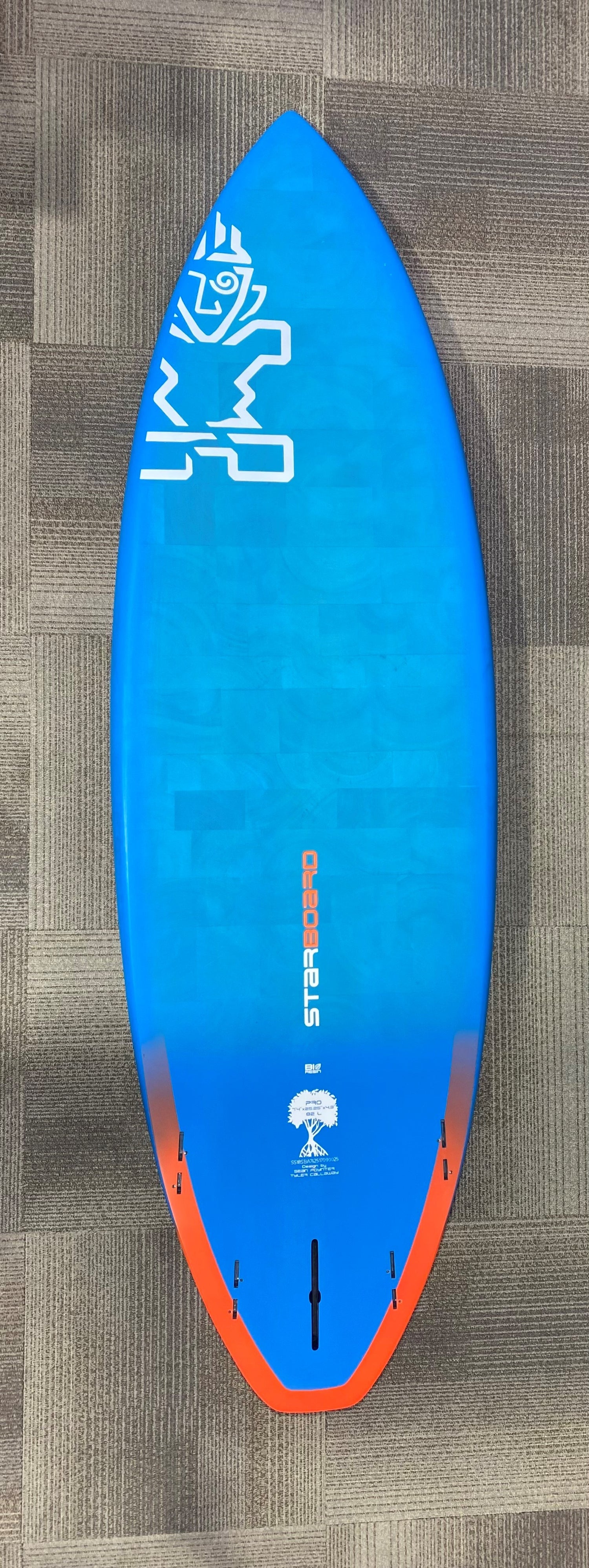 USED - Starboard Pro Blue Carbon Sandwich 7'4" x 25.25" x 4.3" 82L SUP Surfboard