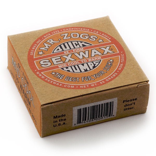 Sexwax Quick Humps Surf Wax: Eco Box 3 - Pack - West Coast Paddle Sports