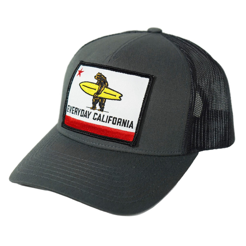 Shores Snapback Hat - Charcoal