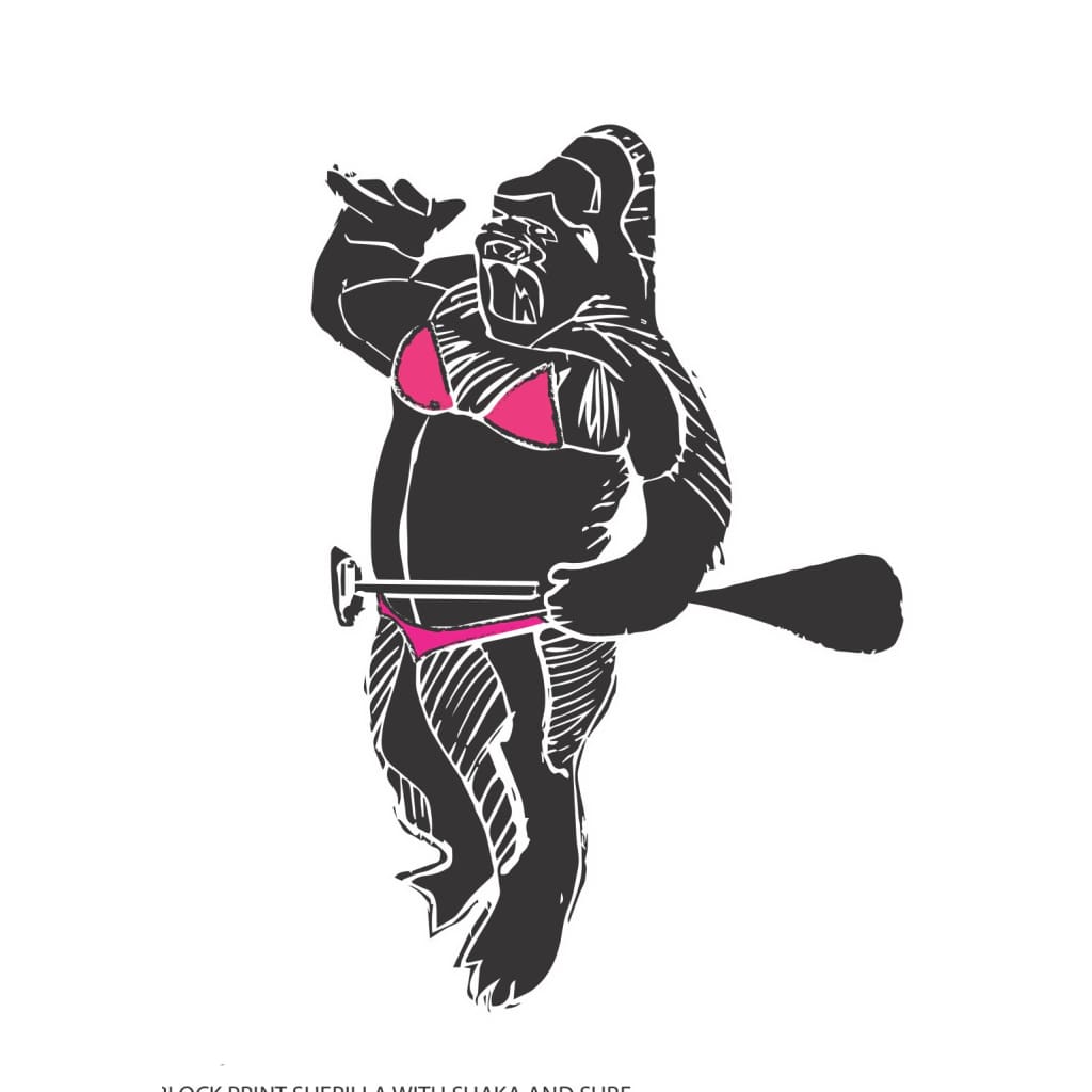 Silverback Hawaii Hawaiian Hydro Hoodie Paddle Shirt - Women's Tribal Tatoo - West Coast Paddle Sports
