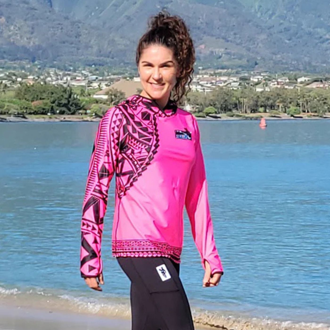 Silverback Hawaii Hawaiian Hydro Hoodie Paddle Shirt - Women's Tribal Tatoo - West Coast Paddle Sports