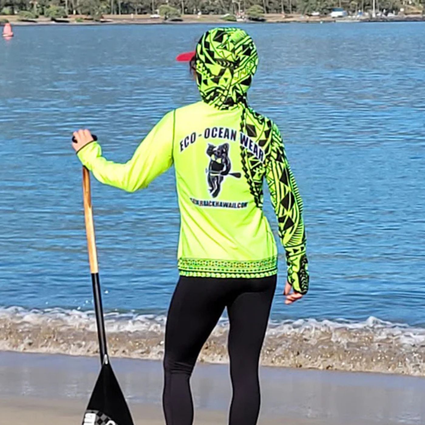 Silverback Hawaii Hawaiian Hydro Hoodie Paddle Shirt - Women's Tribal Tatoo - West Coast Paddle Sports