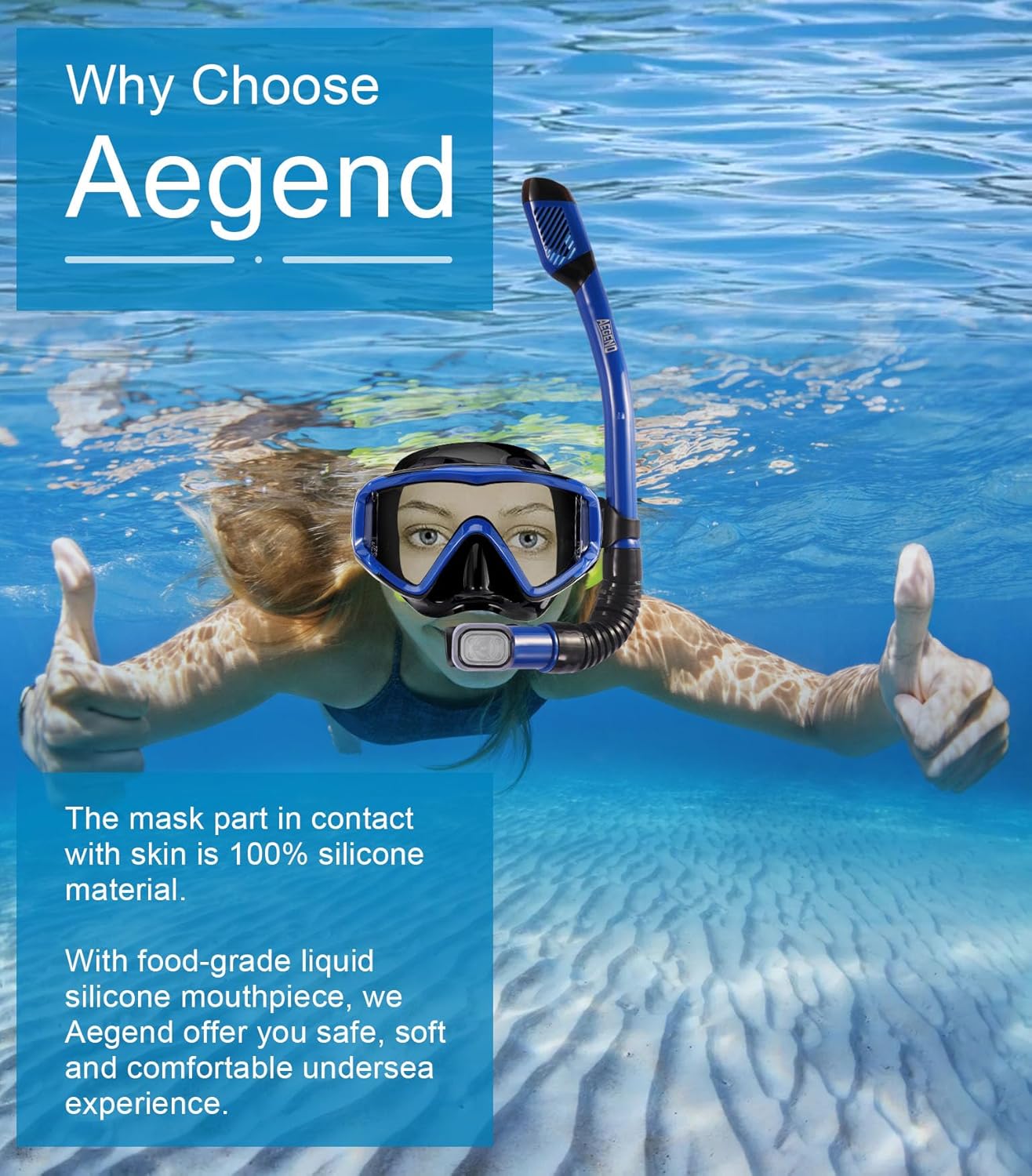 Snorkeling Gear for Adults Youth Kids, Snorkel Mask with Top Dry Valve - West Coast Paddle Sports