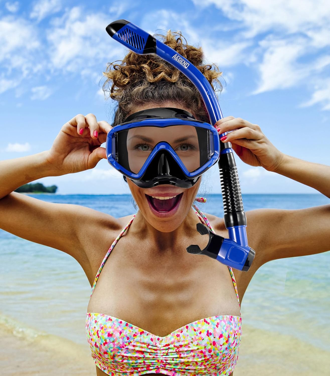 Snorkeling Gear for Adults Youth Kids, Snorkel Mask with Top Dry Valve - West Coast Paddle Sports