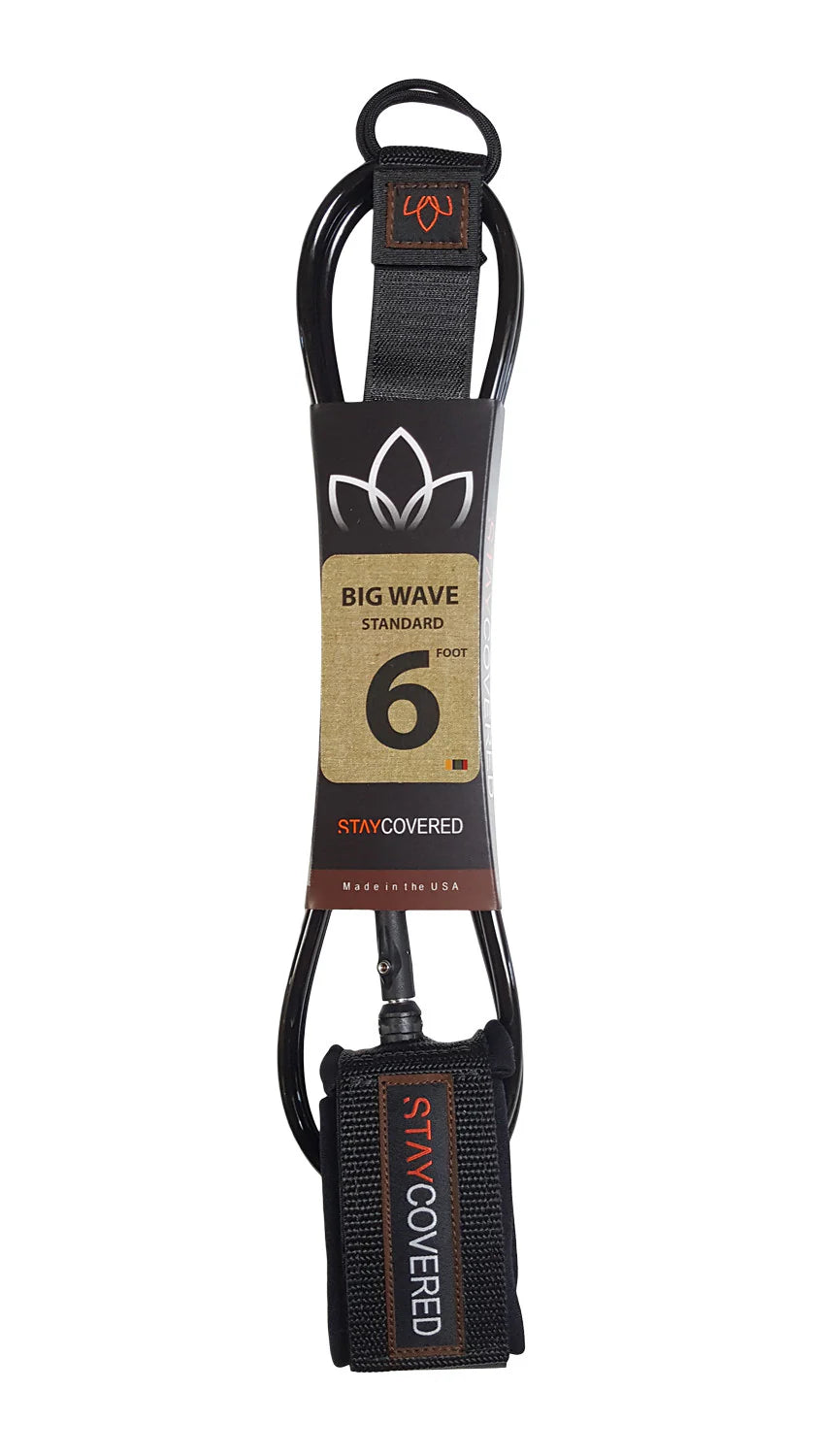 STAY COVERED SUP 5/16" DOUBLE SWIVEL 6' STRAIGHT LEASH