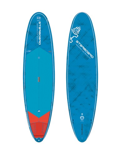 USED - 2024 STARBOARD SUP 9'5" X 30" LONGBOARD BLUE CARBON 124L