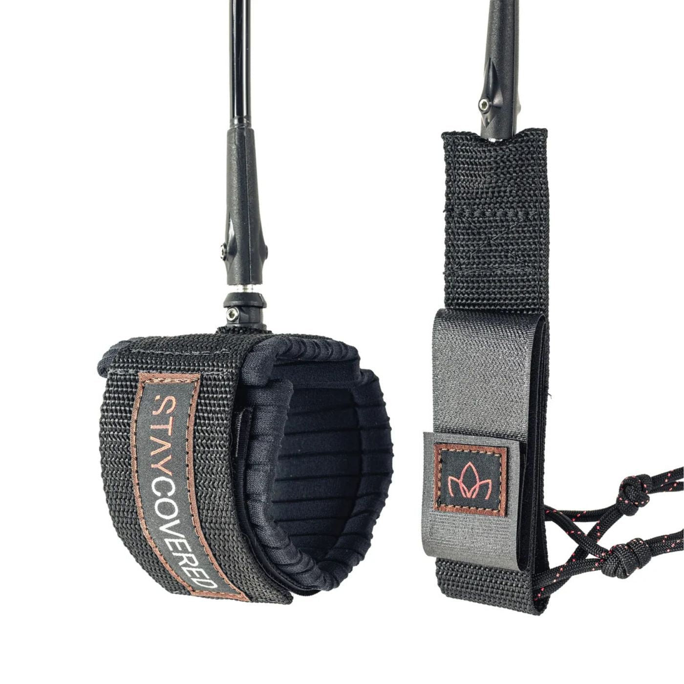 STAY COVERED 5/16" DOUBLE SWIVEL 6' STRAIGHT LEASH - West Coast Paddle Sports