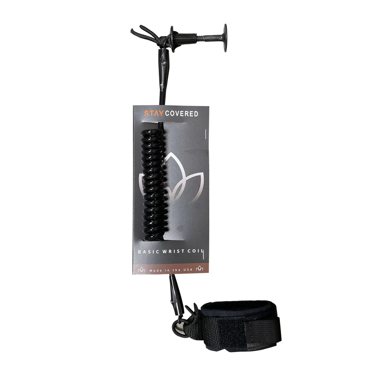 STAY COVERED Body Board Coiled Leash - West Coast Paddle Sports
