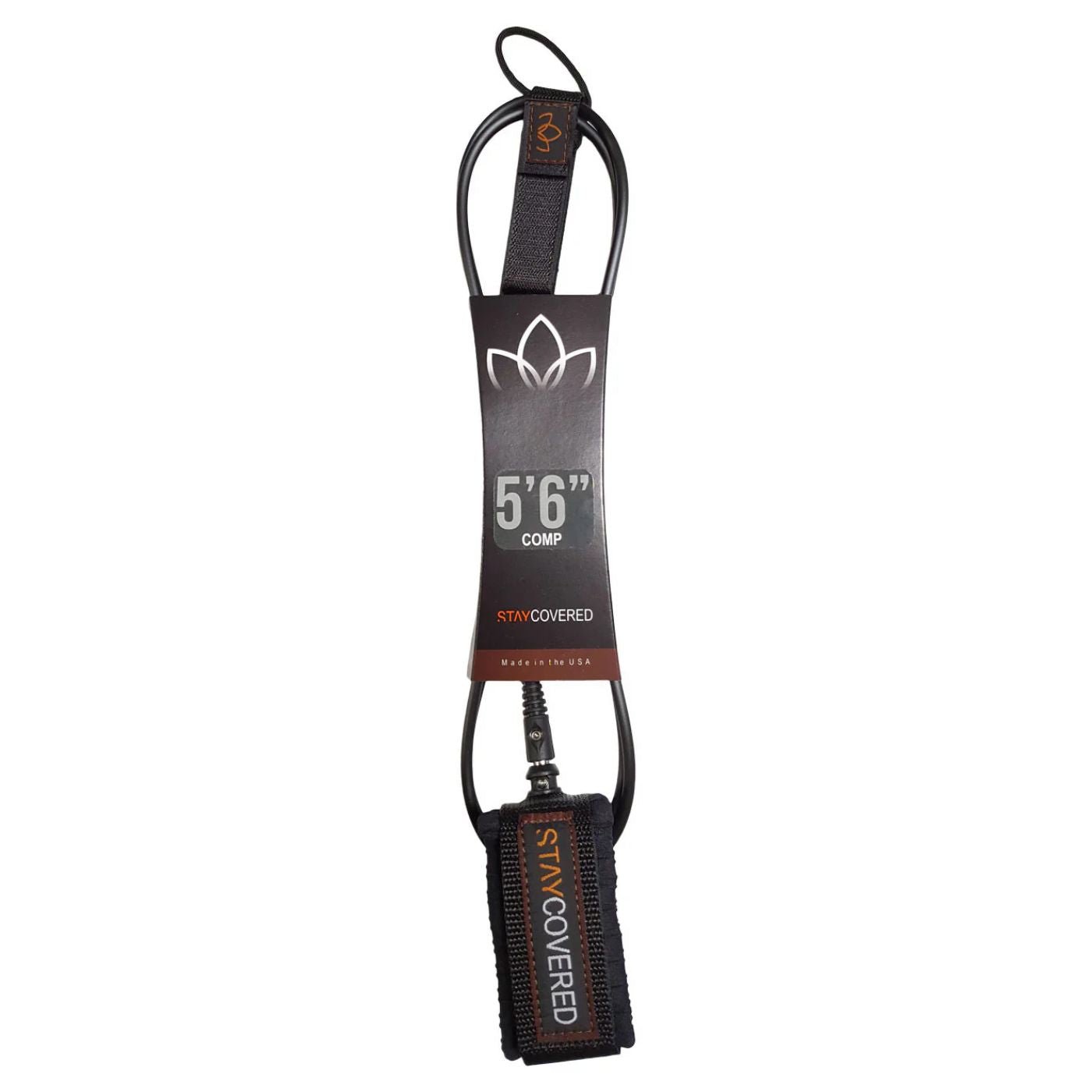 STAY COVERED STANDARD COMP LEASH 5'6" - West Coast Paddle Sports