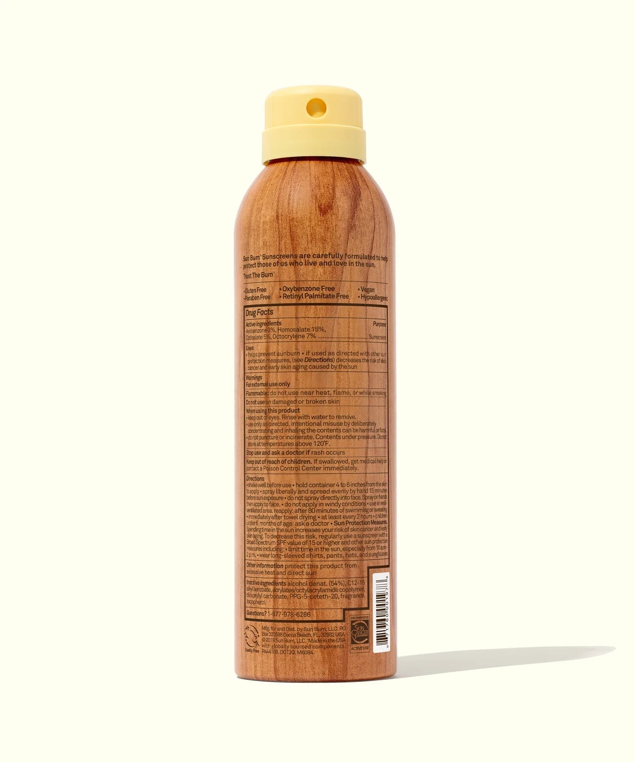 Sun Bum Original SPF 50 Sunscreen Spray 6oz - West Coast Paddle Sports