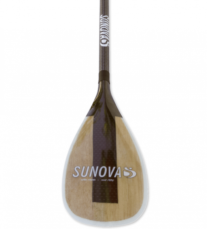 Sunova Carbon Paddle - Fixed Balsa Carbon - West Coast Paddle Sports