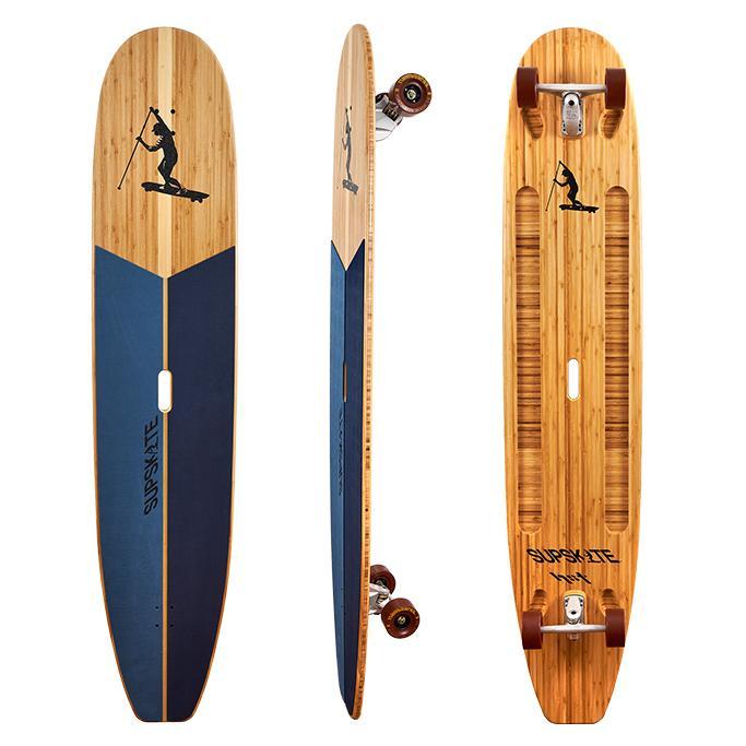 SUPSkate Touring 74 - Bamboo SUP Paddle Skating Longboard - West Coast Paddle Sports