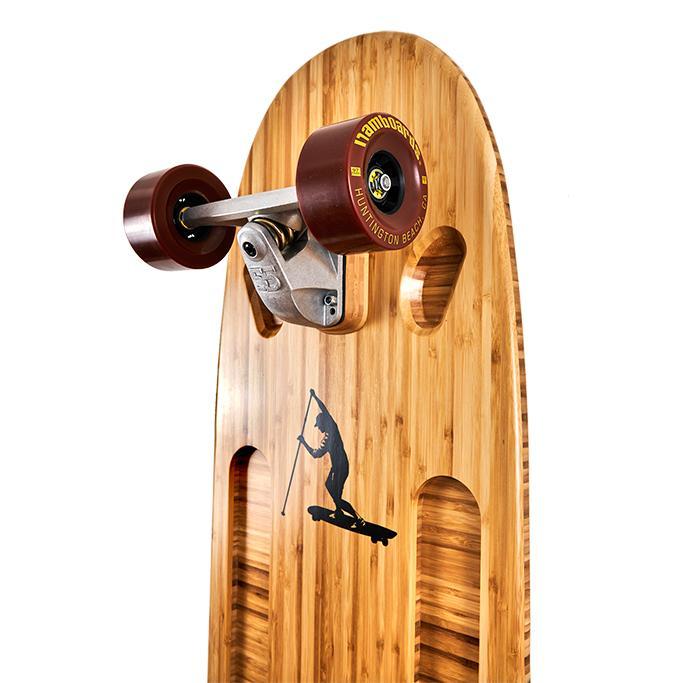 SUPSkate Touring 74 - Bamboo SUP Paddle Skating Longboard - West Coast Paddle Sports