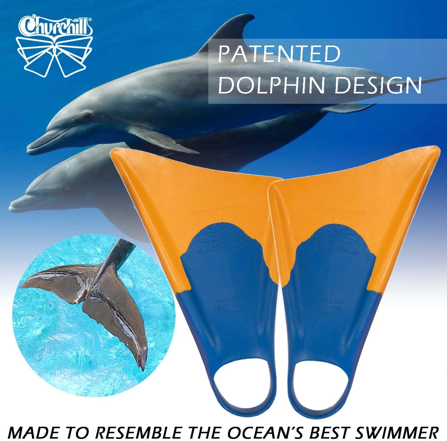 Swim Fins Churchill Makapuu Gum Rubber - West Coast Paddle Sports