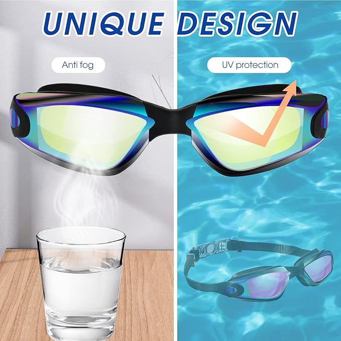 SWIM GOGGLES POOL - Anti Fog Silicone - West Coast Paddle Sports