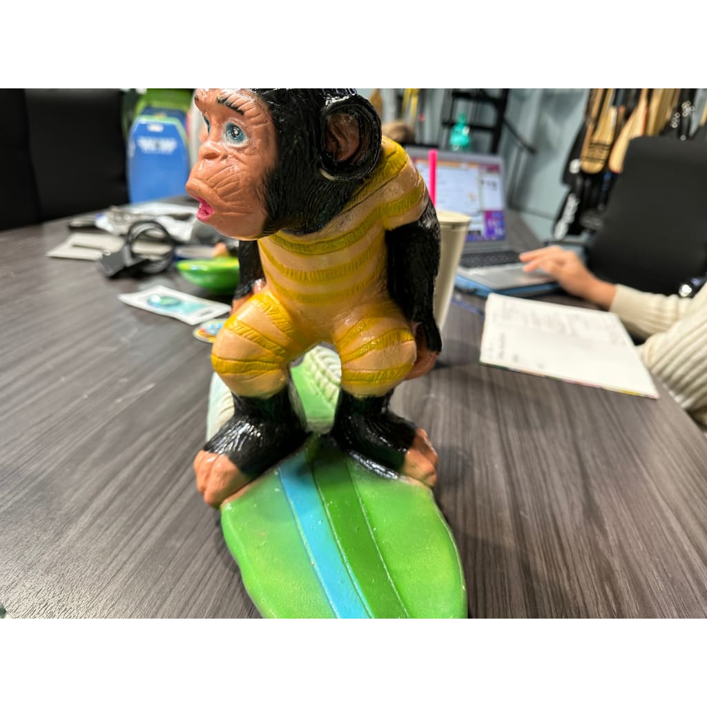 THE SURF MONKEY - Peach/ yellow stripes - MISC