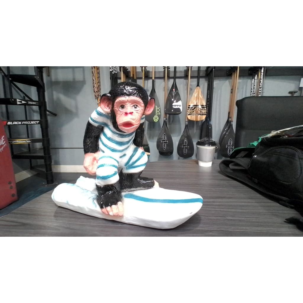 THE SURF MONKEY - White/Blue Stripe - MISC