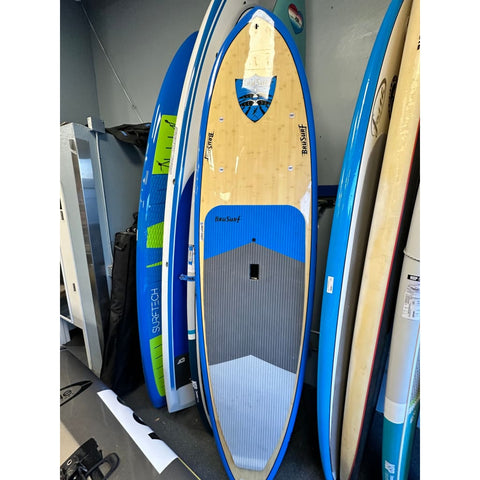 USED - BRUSURF CHARGER BLUE BAMBOO SUP 10’ X 32 185L - BOARDS
