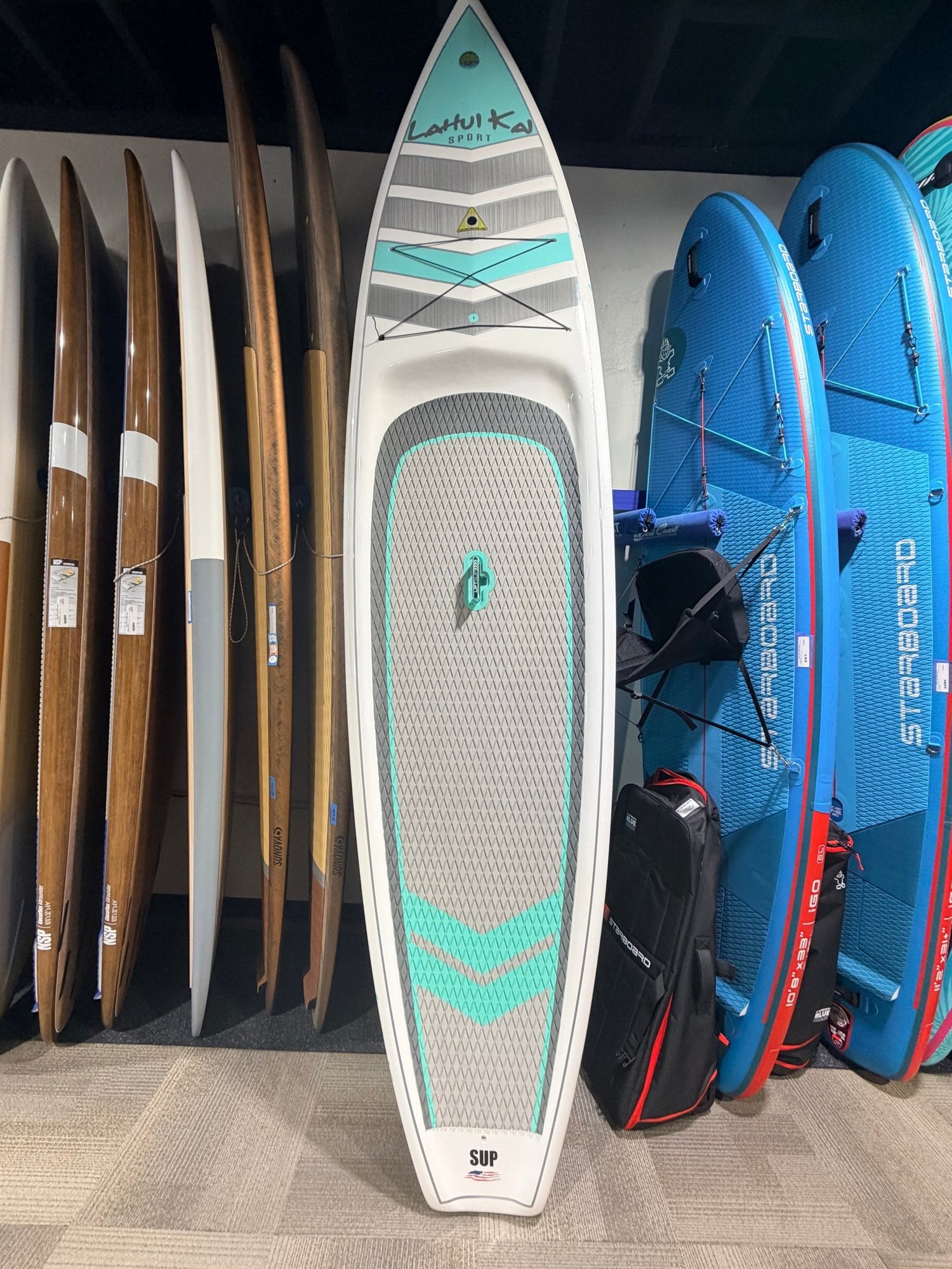 Used - LAHUI KAI SPORT 11'6" x 31" Swell Tour Stand - Up Paddleboard Package - West Coast Paddle Sports