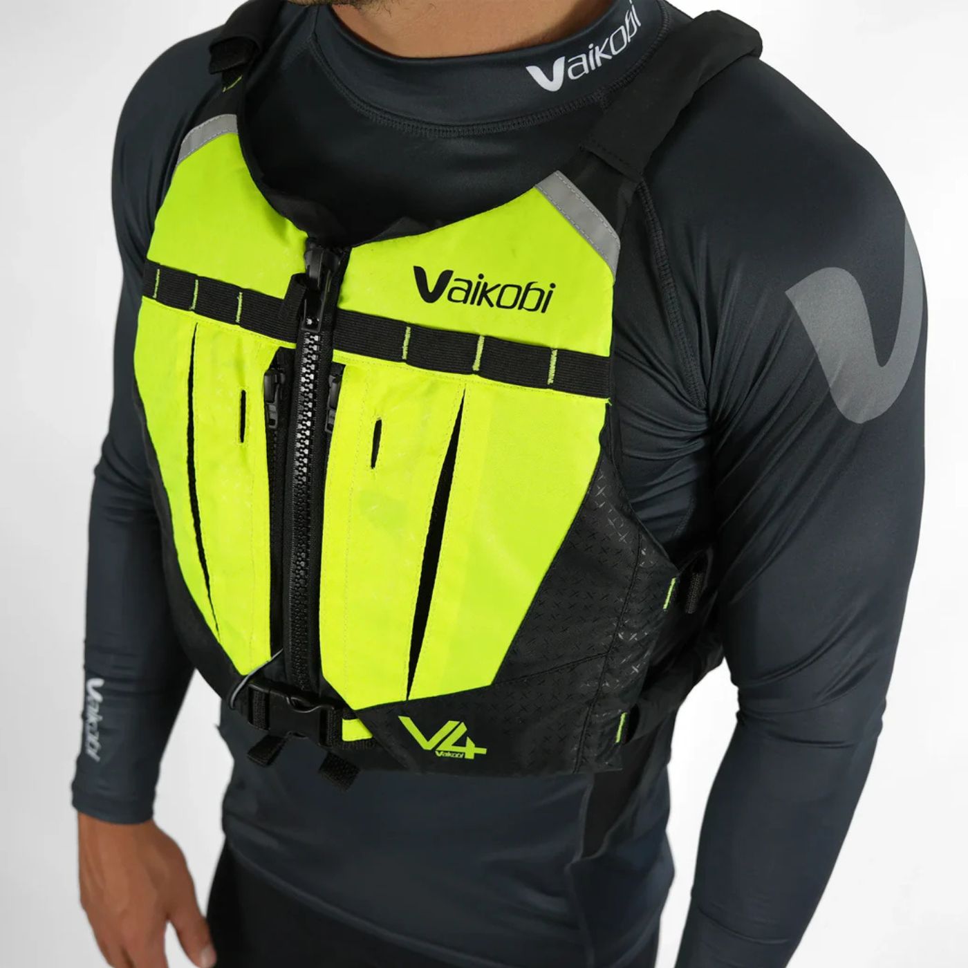 V4 Ocean Racing PFD Life Jacket - Fluro Yellow - West Coast Paddle Sports